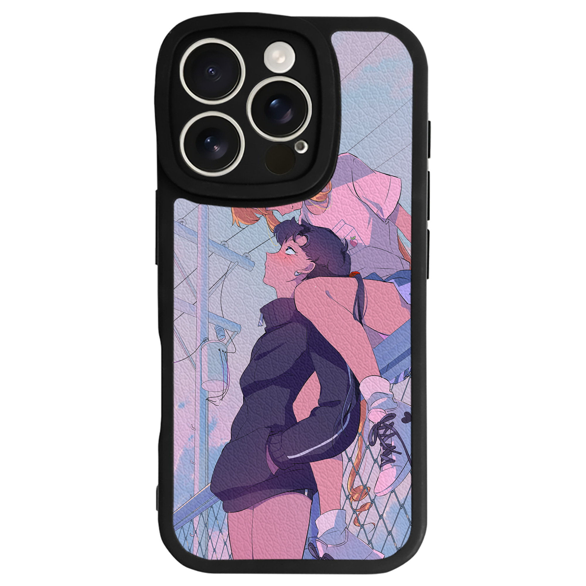 （画像用） 美少女戦士セーラームーン Sailor Moon 【iPhone 16シリーズ対応】シリコンスマホケース（レザー調） 材質：シリコン